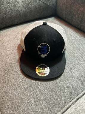 Grateful Dead Steal Your Face No. 3 Black and White Trucker Snapback Hat